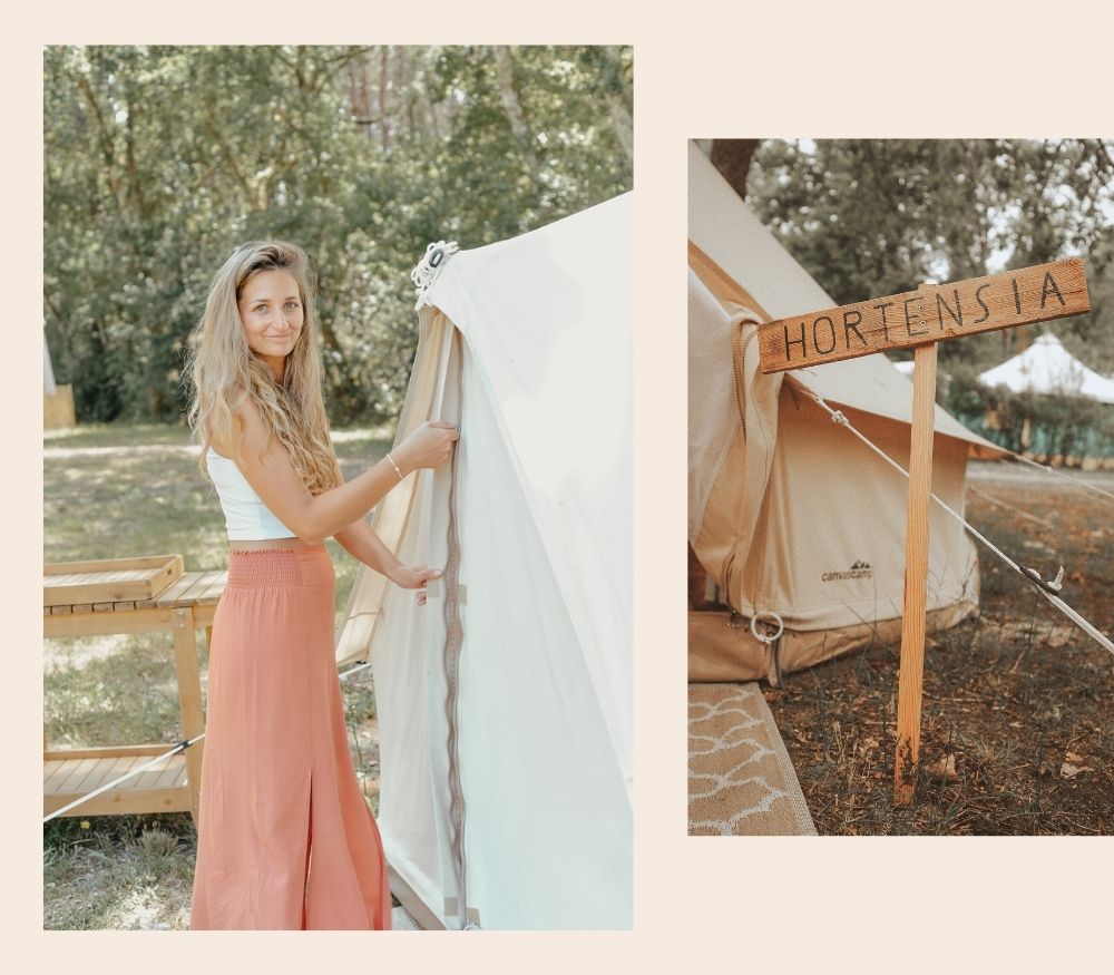 Tess fondatrice Cocooning Tipi landes Tess fondatrice Cocooning Tipi landes