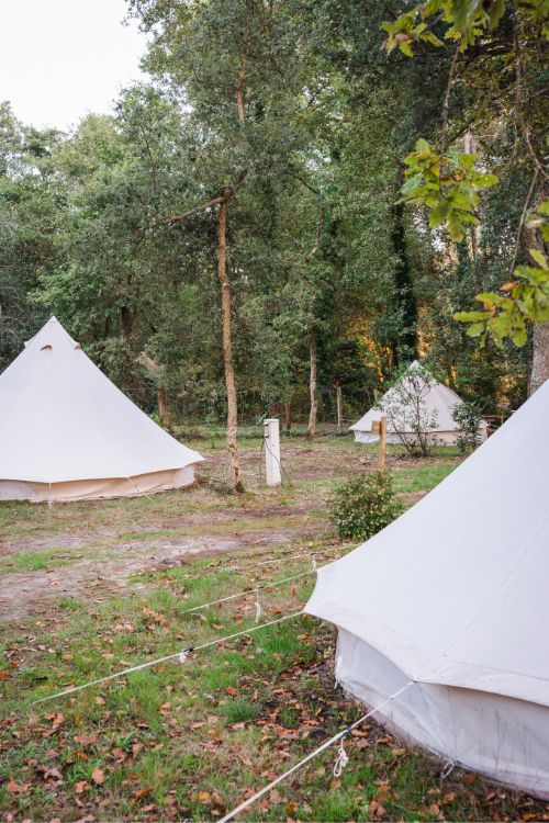 Hébergement nature tipi à Azur Camping